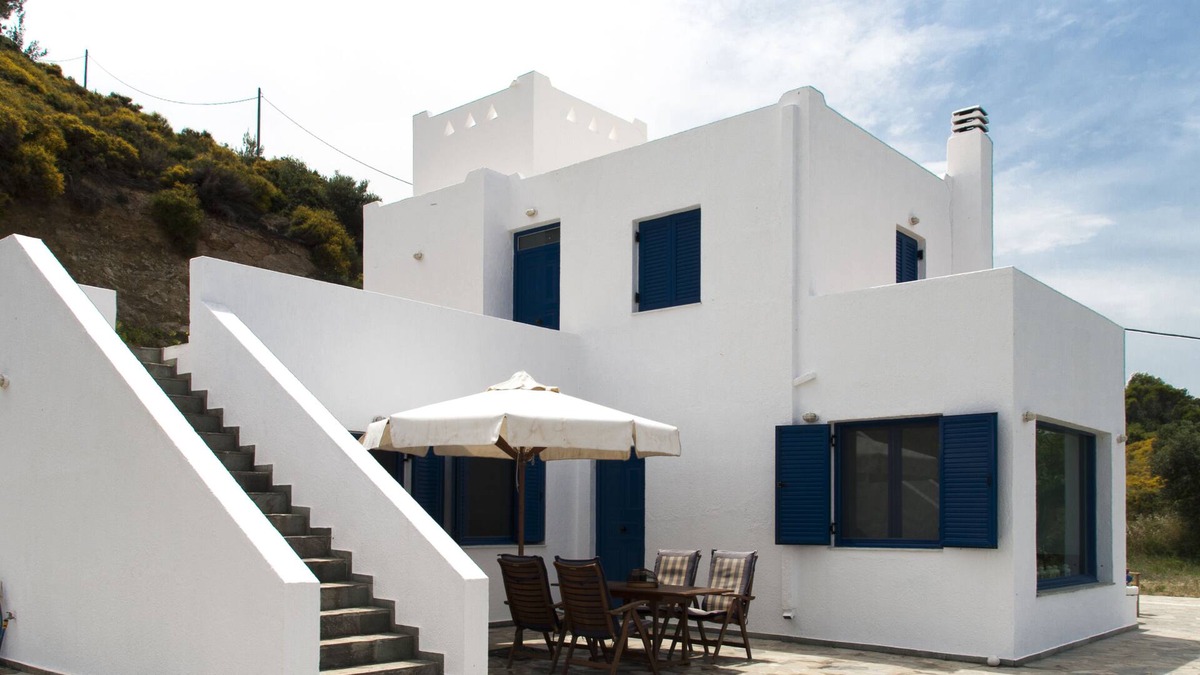 Oxilithos House | Stunning View To The Aegean Sea