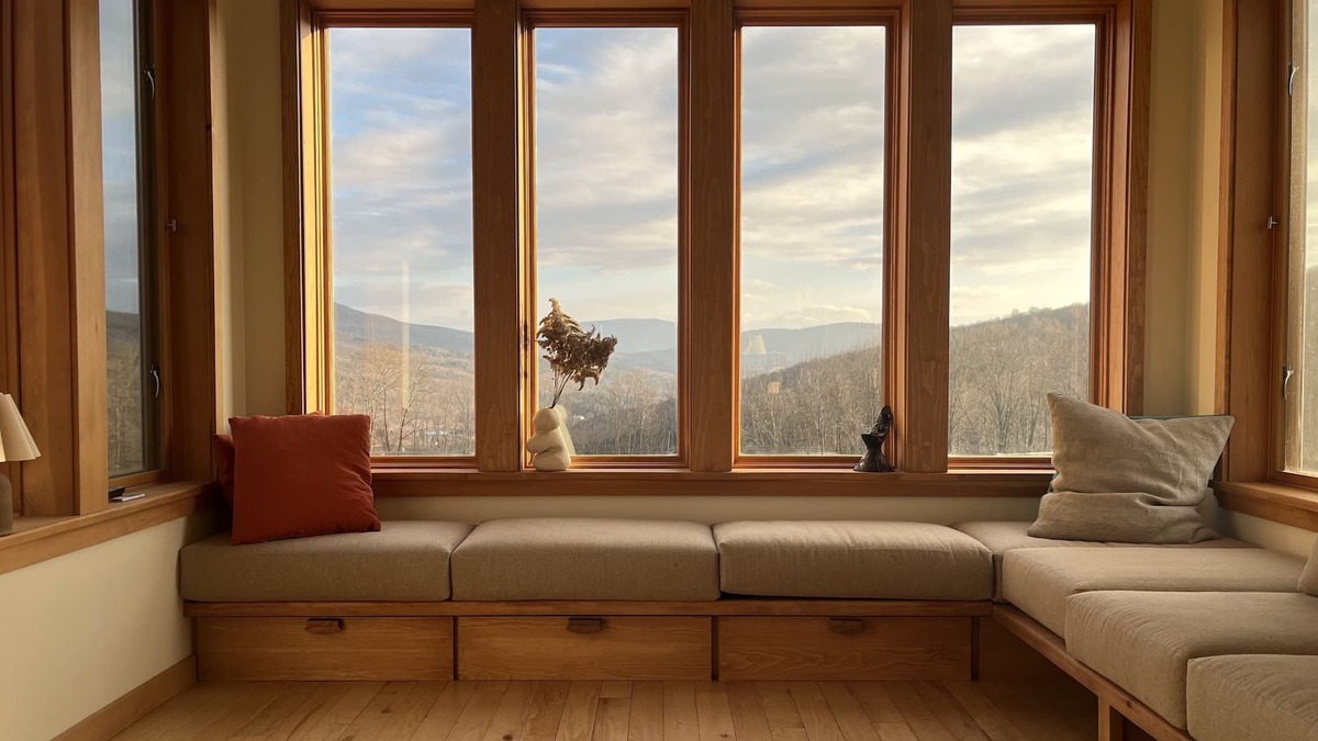 Margaretville House | Stunning views of the Catskills. Open meadows. Serene living space.