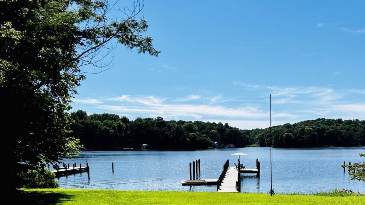 Lusby House | Stunning Water Front Home with Private Dock and Beach and Sunsets