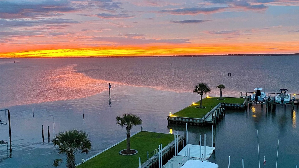 Salter Path Condo | Stunning water views, walk to beach! 2 bed, 2 bath, condo on the Bogue sound.
