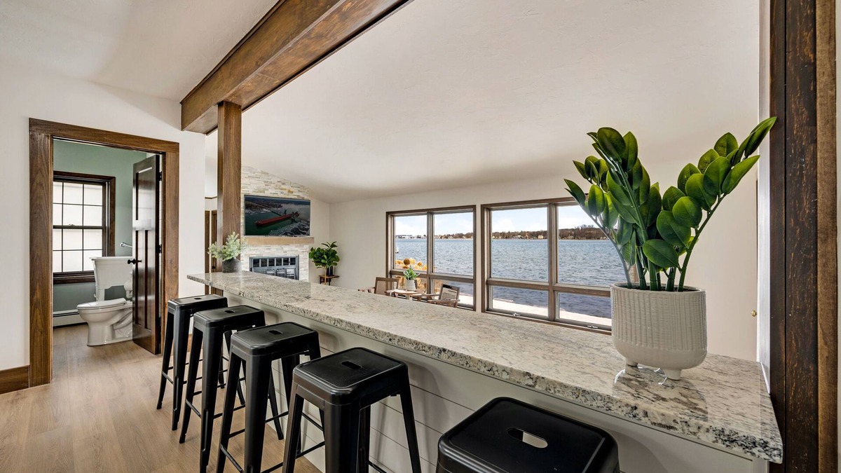 Sturgeon Bay House | Stunning waterfront location in Sturgeon Bay! Dog friendly!