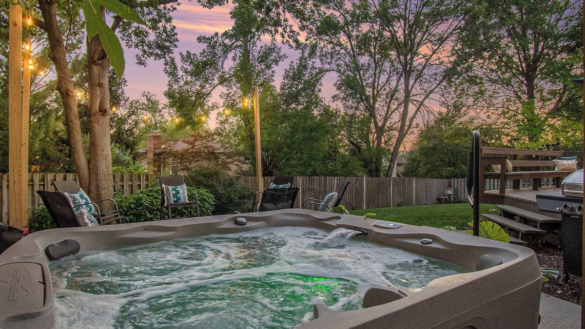 West Omaha House | Stylish 4BR Getaway w/Hot Tub & Grill!
