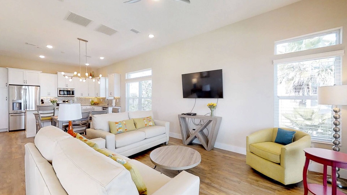Palm Coast House | Stylish brand-new ocean view home with deck & porch - steps to beach