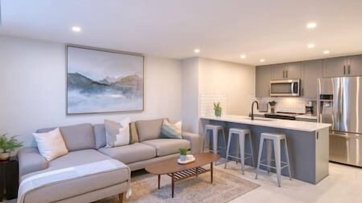 Northwest Calgary Apartment | Stylish & Comfy Mountain Escape King Bed 1 Hour from Banff National Park