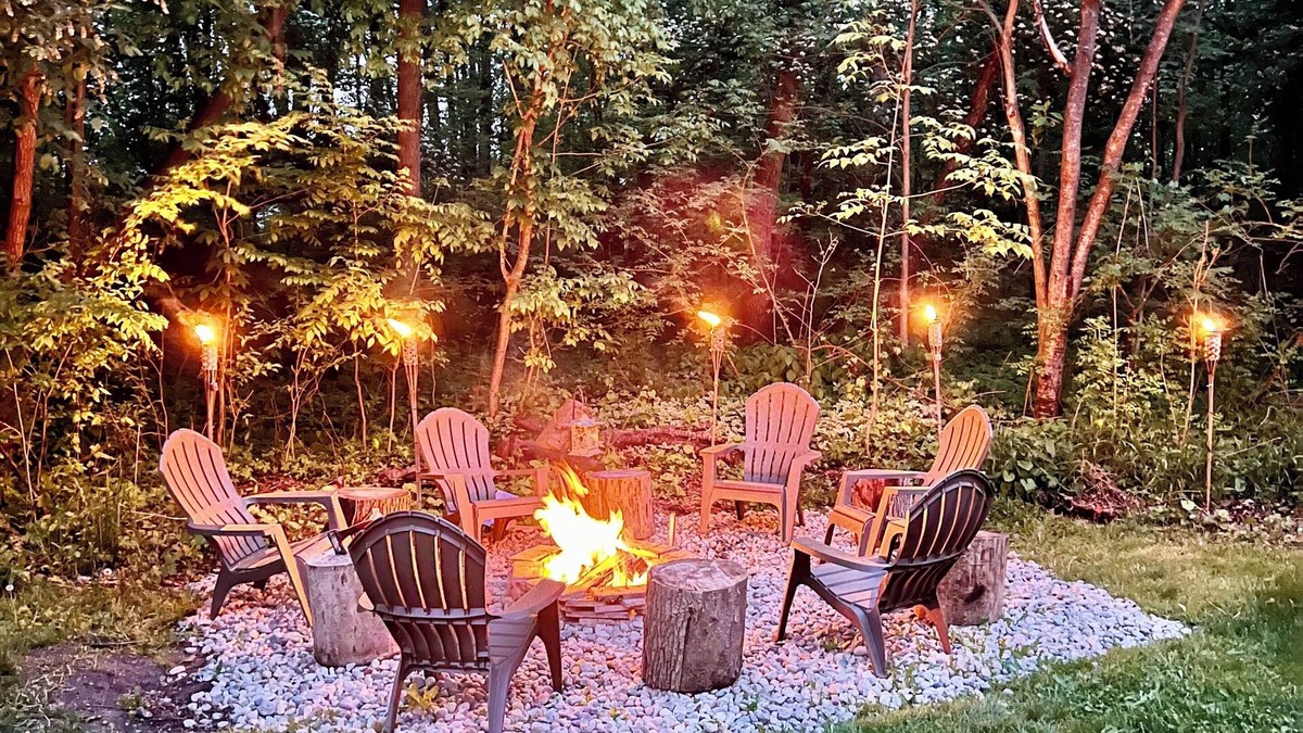 Shaftsburg House | STYLISH COUNTRY RETREAT W/ PRIVATE HEATED POOL ON 10 ACRES.