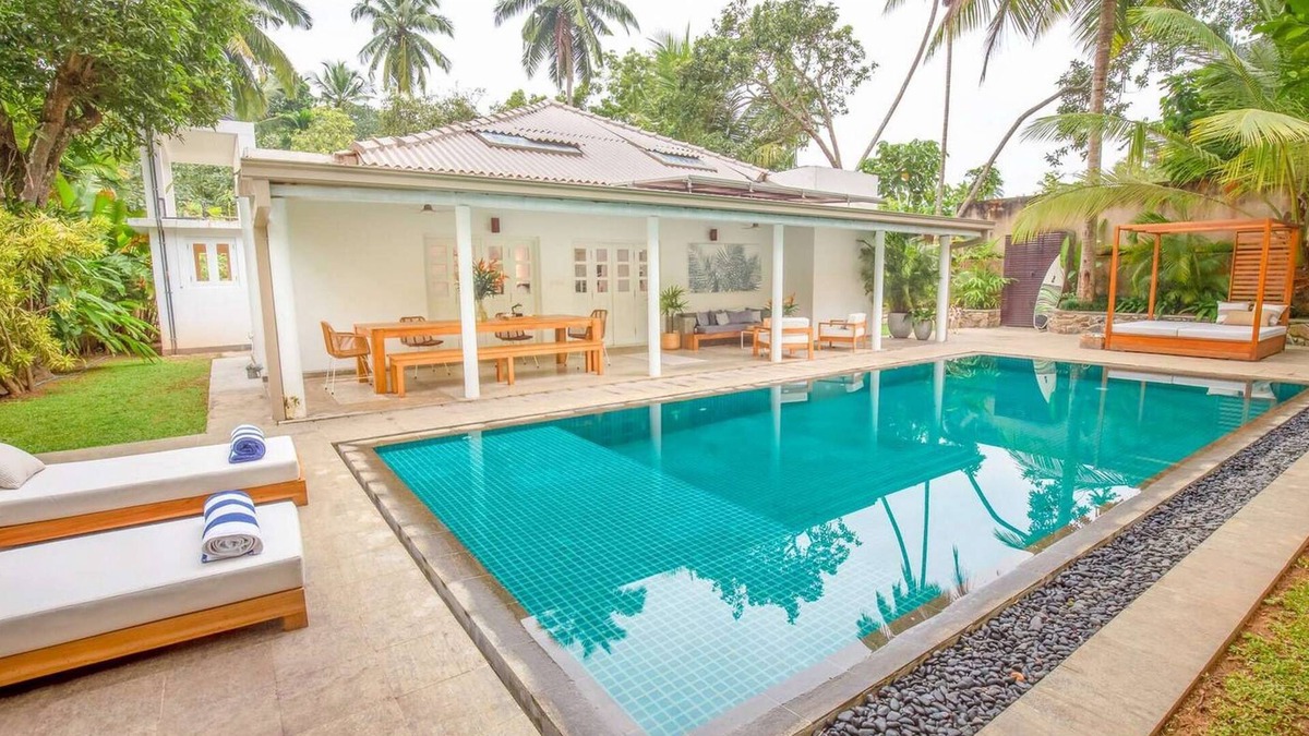Talpe Villa | Stylish family villa with chef, close to beach