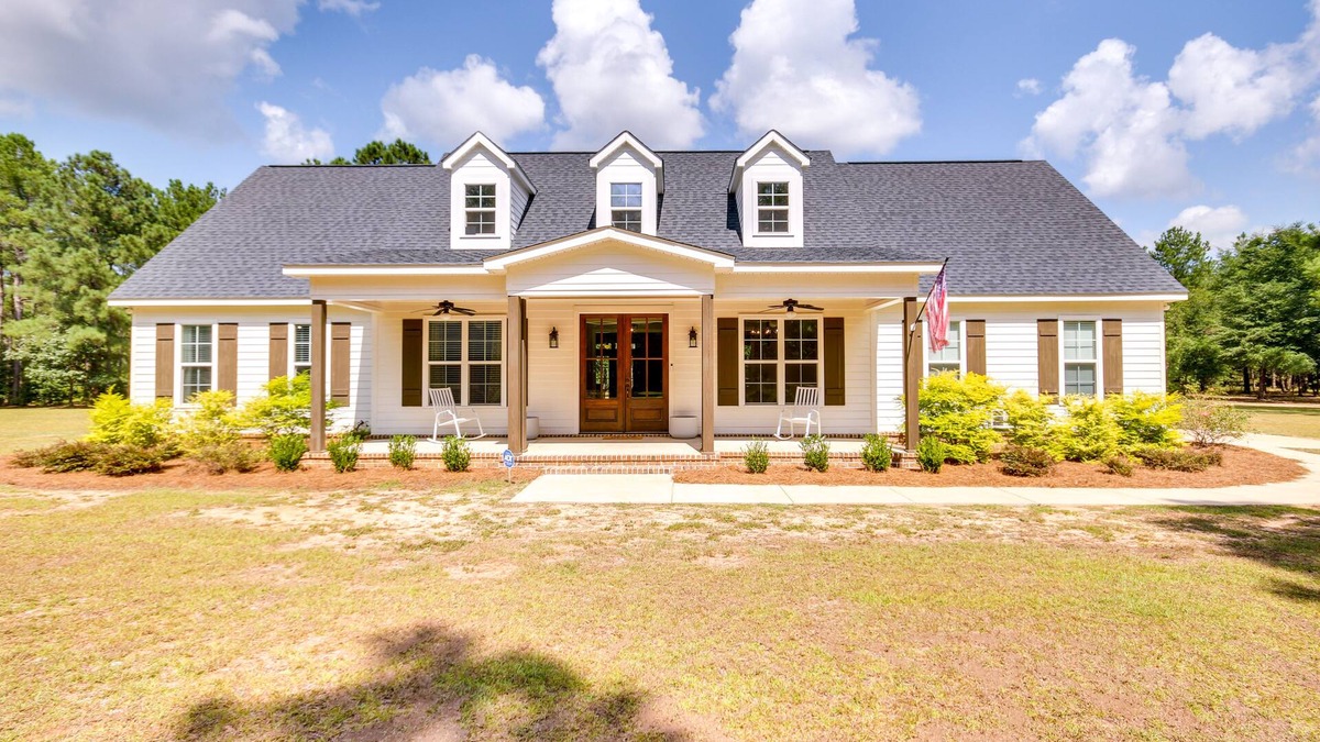 Peach Orchard House | Stylish Hephzibah Home w/Fire Pit & Theater Room!