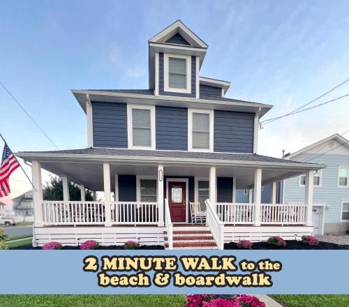 Point Pleasant Beach House | Stylish house one block to beach with linens and parking