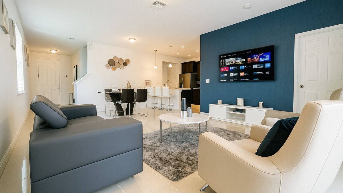 Haines City House | Stylish Kissimmee Getaway Game Room – 99 Dollar Deal!