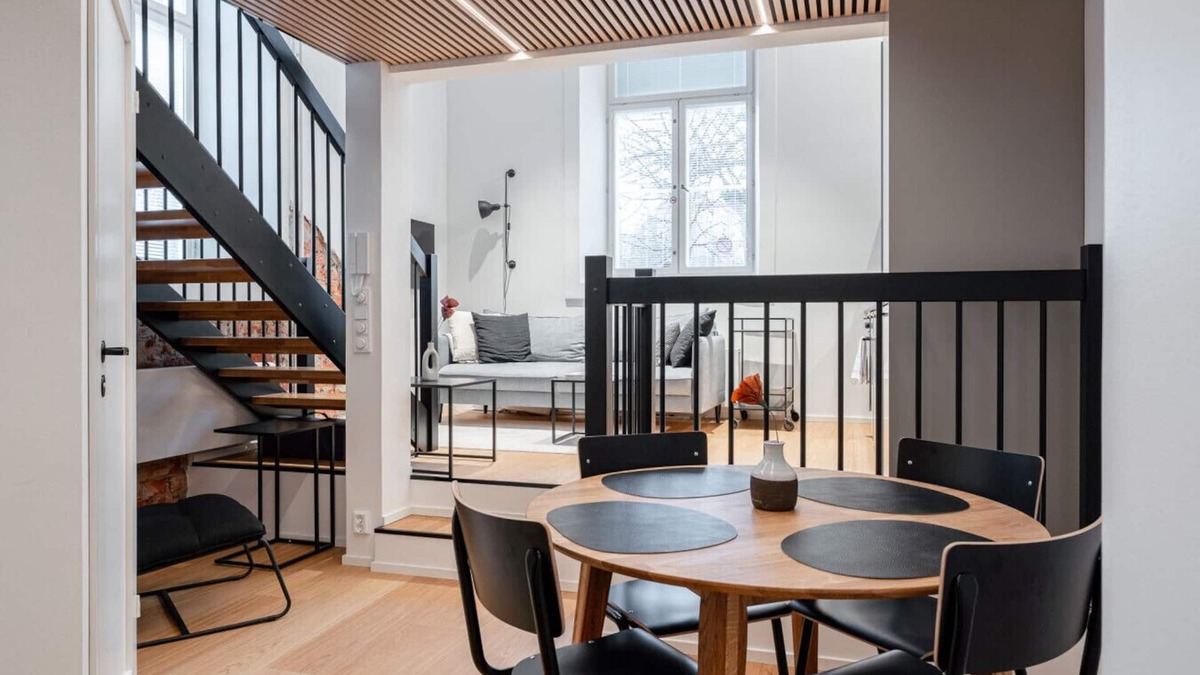 Tampere Apartment | Stylish Loft next to City Center & Lake Pyhäjärvi