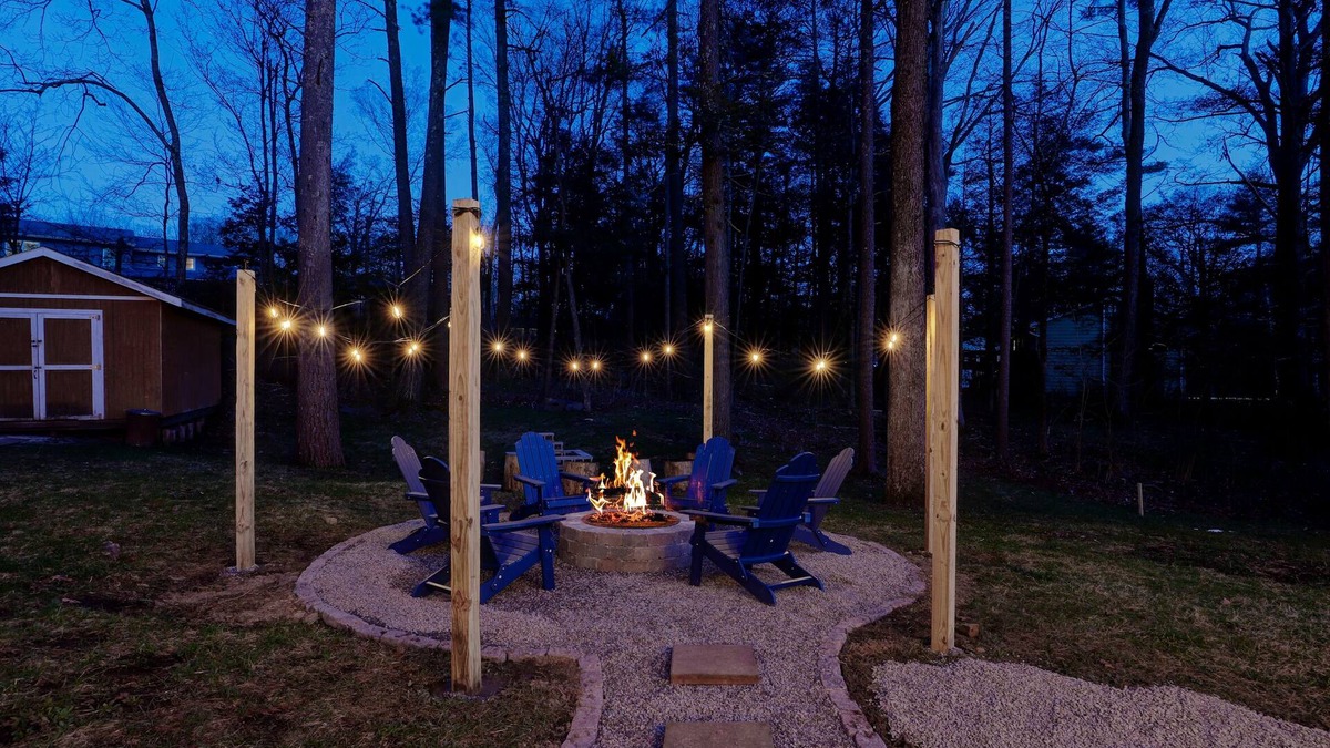 Saugerties House | Stylish Saugerties Retreat with Hot Tub + Game Room + Theater + Firepit