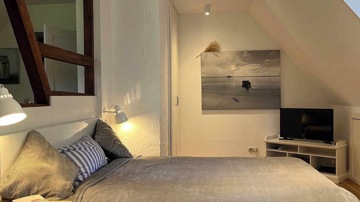 Oldenswort Apartment | Stylish under thatch with park-like garden on the island Eiderstedt/Oldenswort