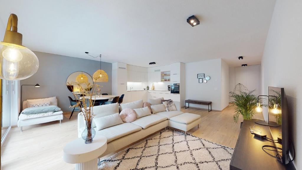 Leukerbad Apartment | Sublime modern family apartment of 2 bedrooms