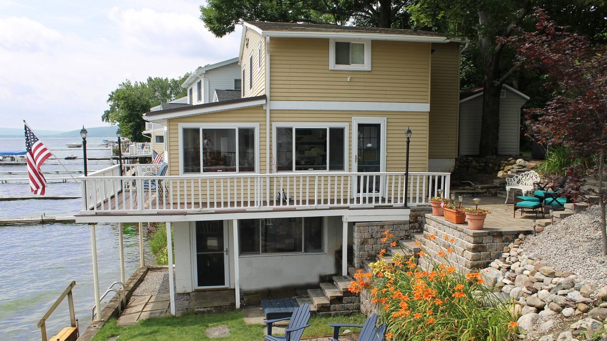 Geneseo Cottage | Sugar Maple Shores:"Lake Views from Nearly Every Room are Breathtaking"