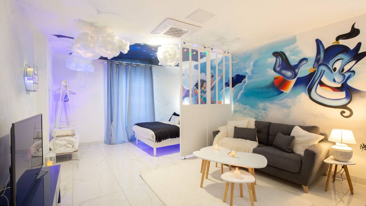 Coupvray Apartment | Suite Aladdin - 4P near Disneyland Paris