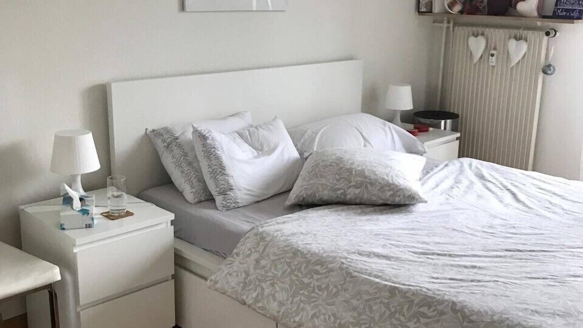 Basel Apartment | Suite, bedroom, bathroom, kitchen