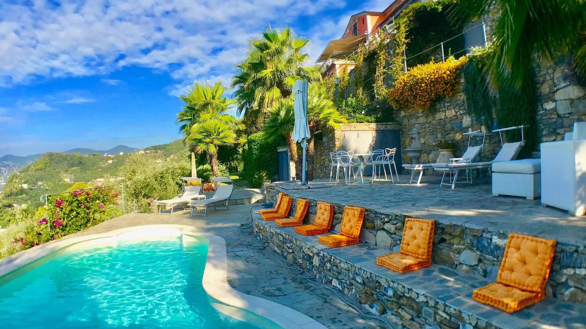 Zoagli Apartment | SUITE DOLCEVITA by KlabHouse- w/Pool And Jacuzzi garden and seaview