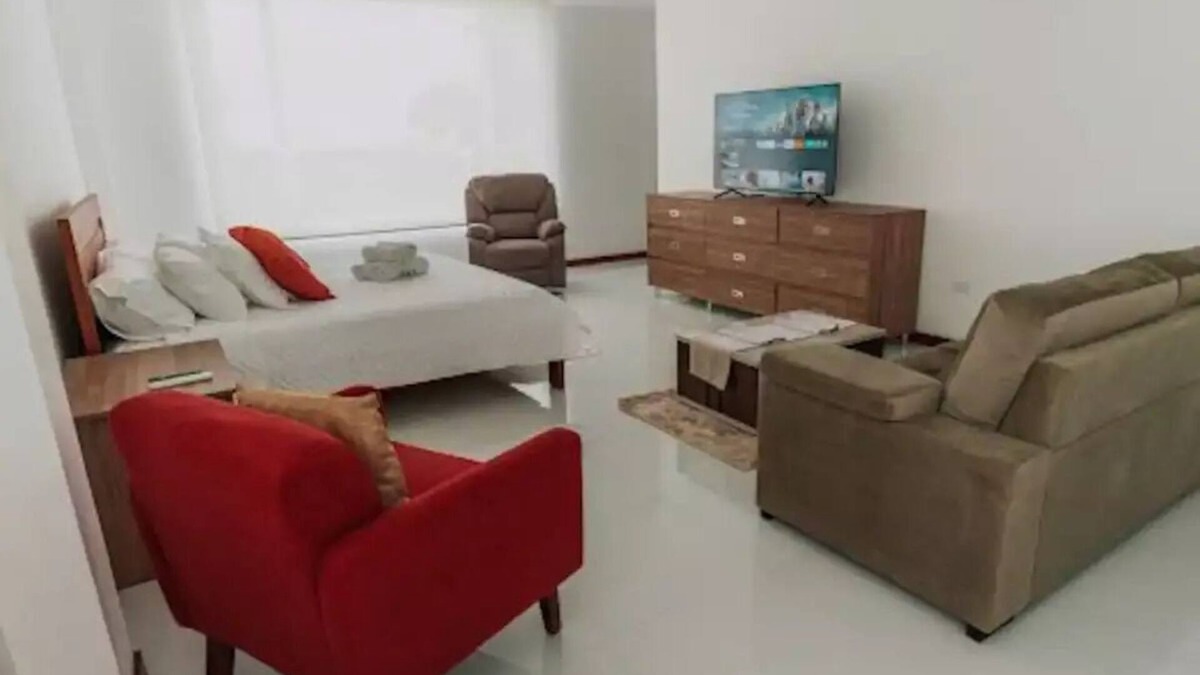 Cojimies Apartment | Suite w/Kitchenette and Living Roomn