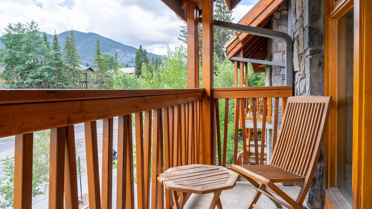 Banff Condo | Suite with Mountain View | Grotto Style Hot Pool!