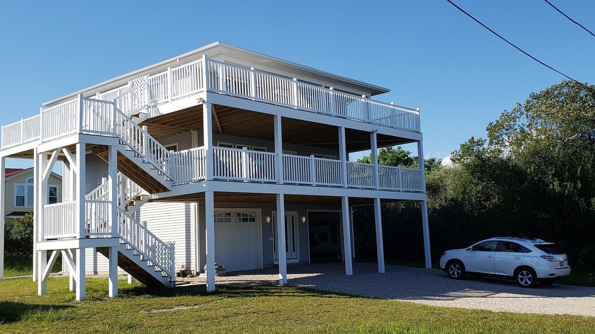 Eastward Look House | Summer Breeze II Ocean Views, walk to beach, spectacular decks, elevator.