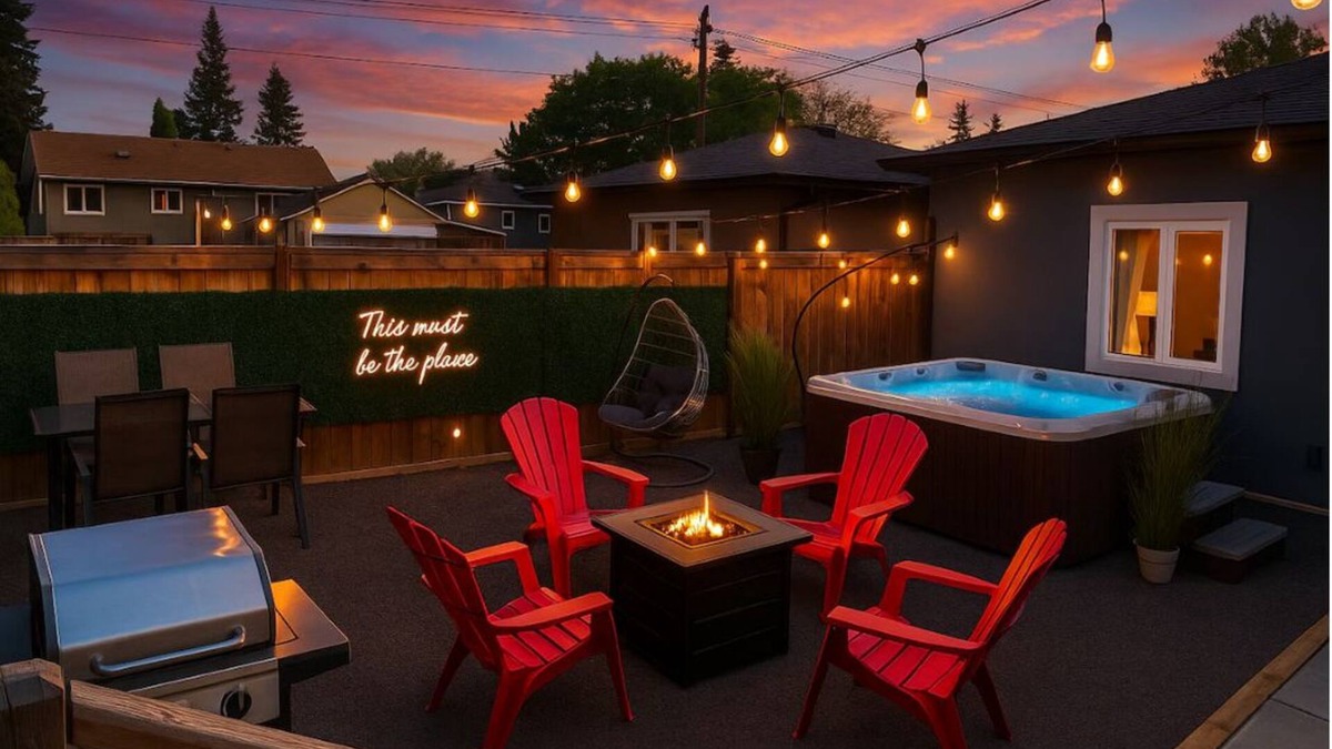 Jasper Place Hotel | Summer Haven-HotTub-FireTable-King Bed-BBQ-Sleeps8