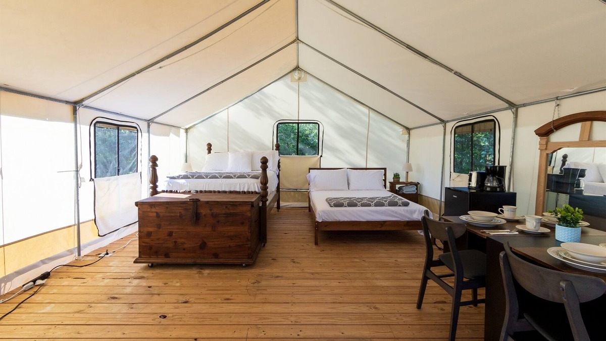 Coldspring RV Rental | Summer Hike Glamping by Sam Houston National Park