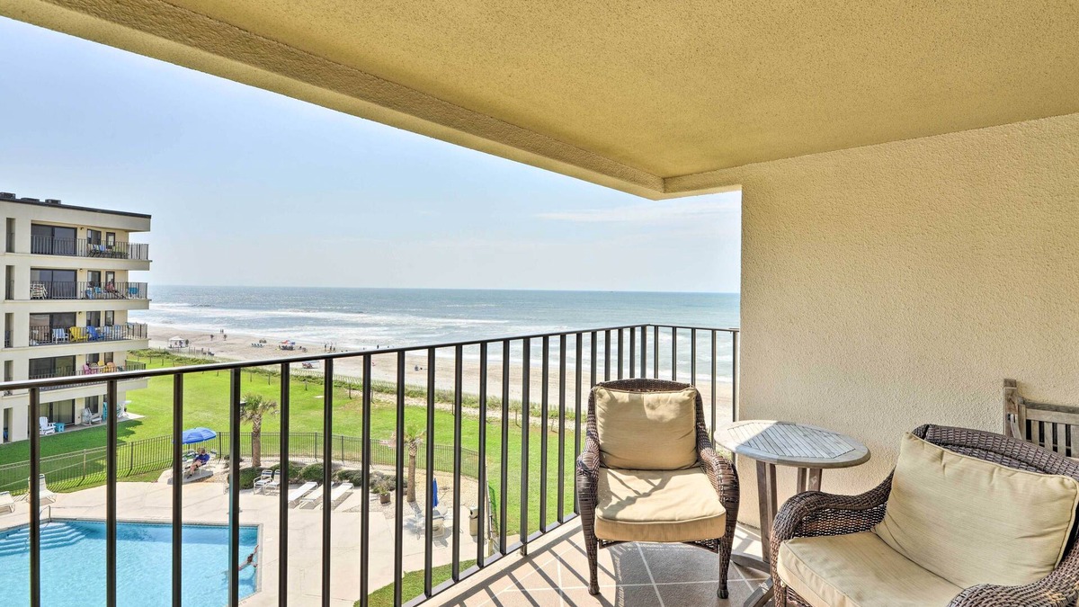 Indian Beach Condo | Summer Winds Resort Condo w/Ocean Views!