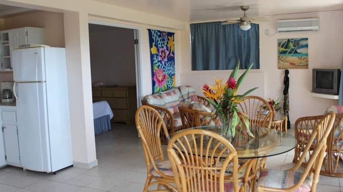 Bonne Terre Apartment | Sun West Villa, BonneVue - Sleeps 2 with Shared Pool and Caribbean View