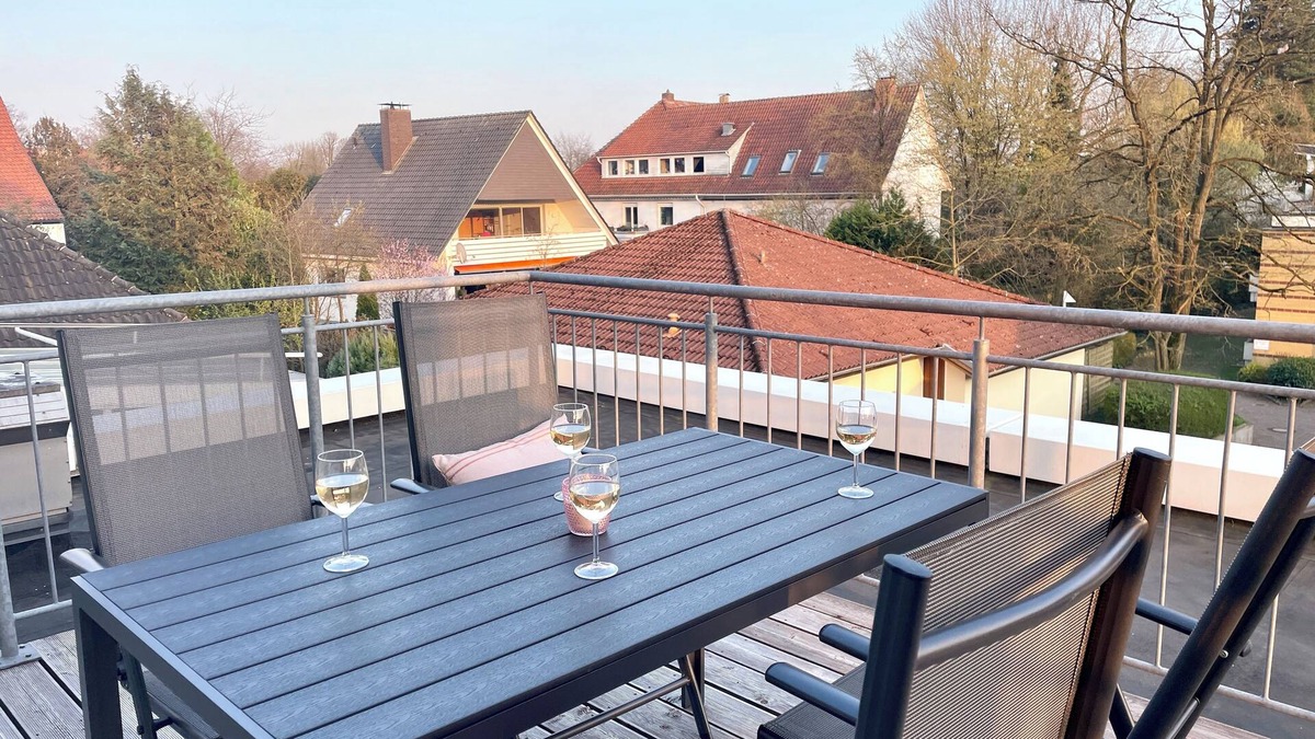 Bad Rothenfelde Condo | Sundeck Suite, central & quiet, Sonnendeck Suite, zentral, ruhig mit Parkplatz