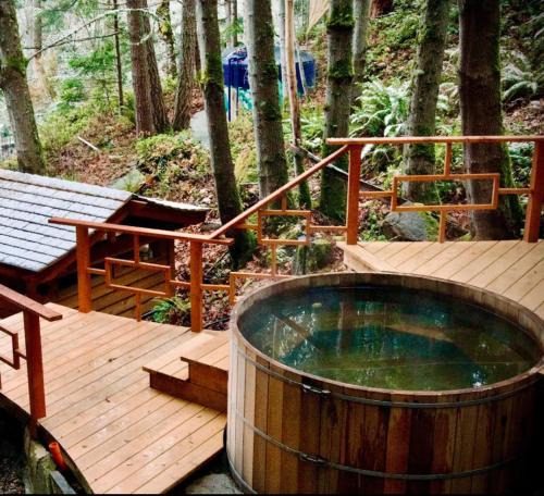 Salt Spring Island Bed & Breakfast | Sungate on Salt Spring - Luxurious Suite with Cedar Hot Tub & View