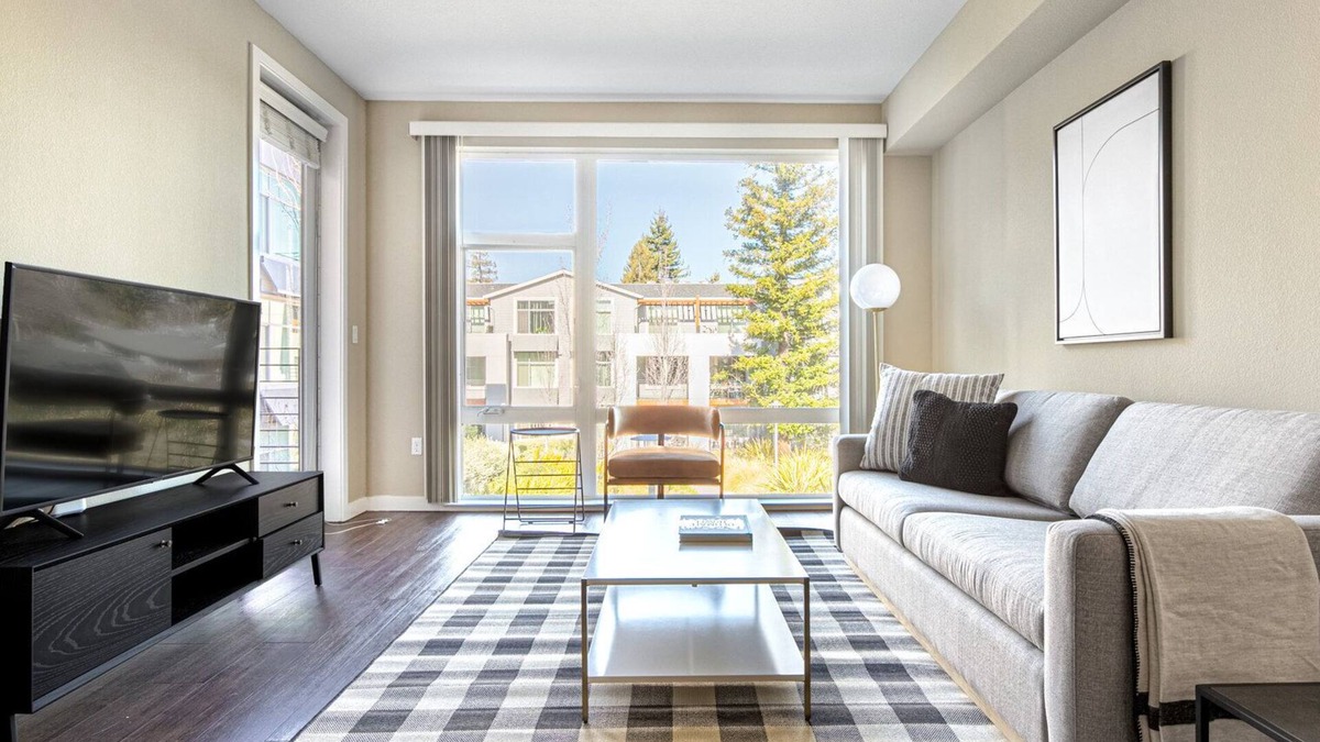 Mountain View Apartment | Sunlit Mountain View 2BR w/Pool, Gym, BBQ, by Blueground
