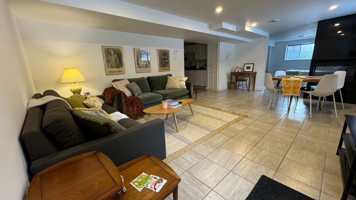 Saint-Lazare Apartment | Sunny, 1000-ft basement flat, parking, walkout patio entrance CITQ#305792