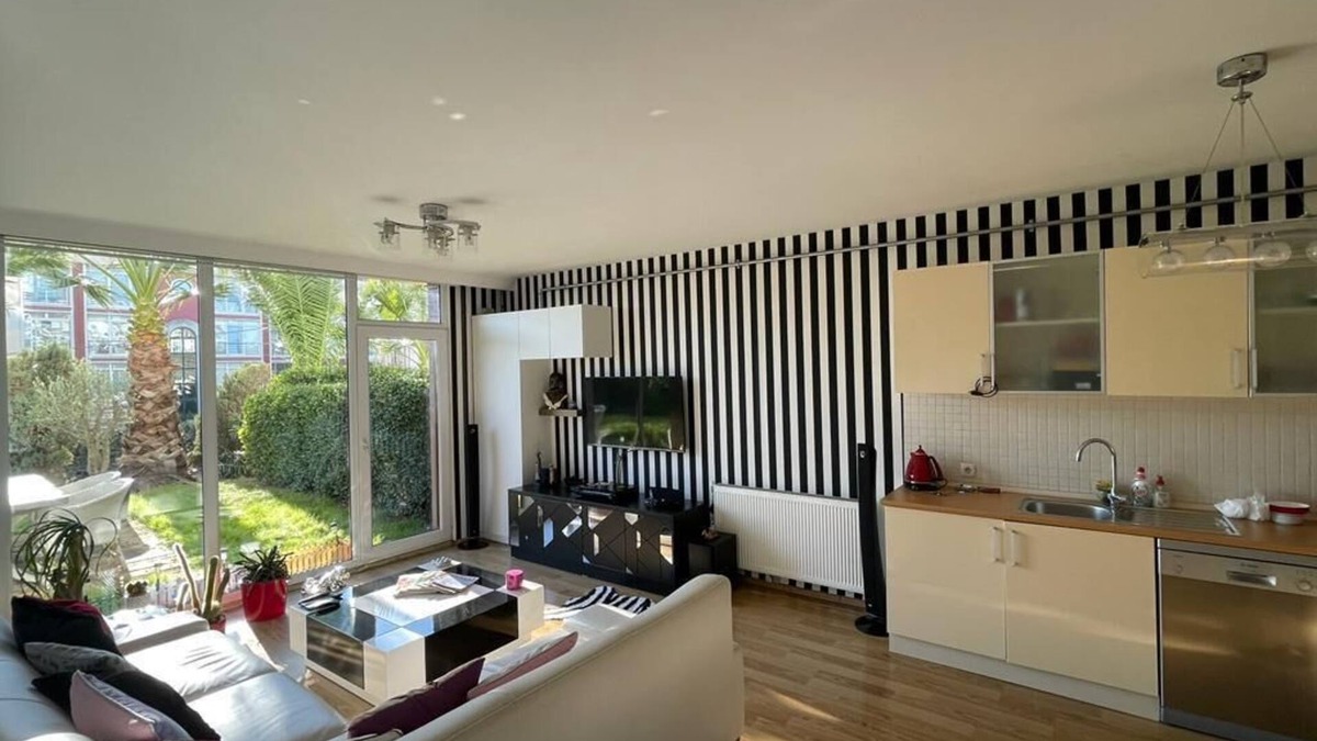 Kurtkoy Apartment | Sunny 1bdr with Garden