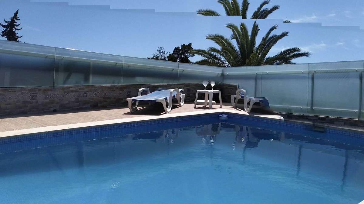 Guia Villa | Sunny 3 bedroom villa with private pool, enclosed garden, barbecue, park