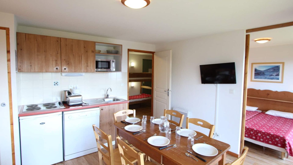 Chamrousse Apartment | Sunny Apartment Near Slopes with Terrace and Ski Lockers