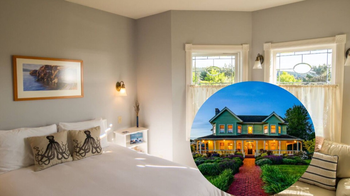 Lopez Island House | ~Sunny Bay Views~ Walk to Everything B-fast WIFI