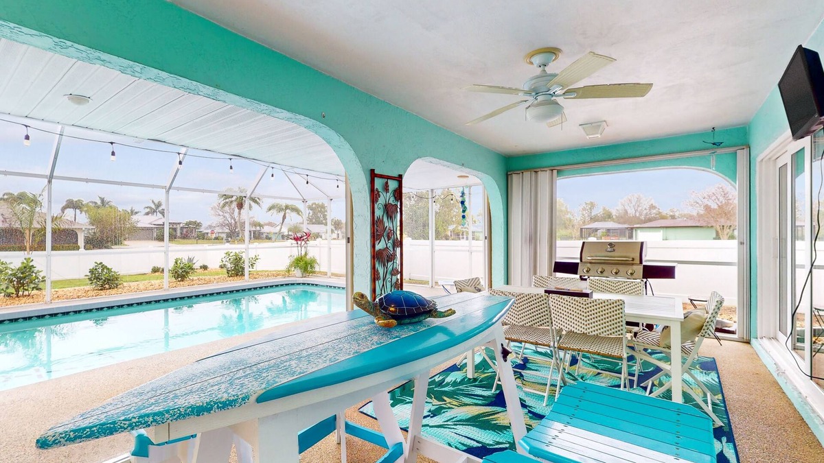 Deep Creek House | Sunny charmer with enclosed pool, grill, smart TVs, & central AC - dog-friendly