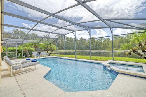 Sandy Ridge Villa | Sunny lake view villa with pool spa - close to attractions
