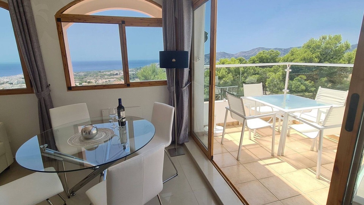 Nerja Apartment | Sunny penthouse with panoramic-terrace, pool and the best sea view in Nerja