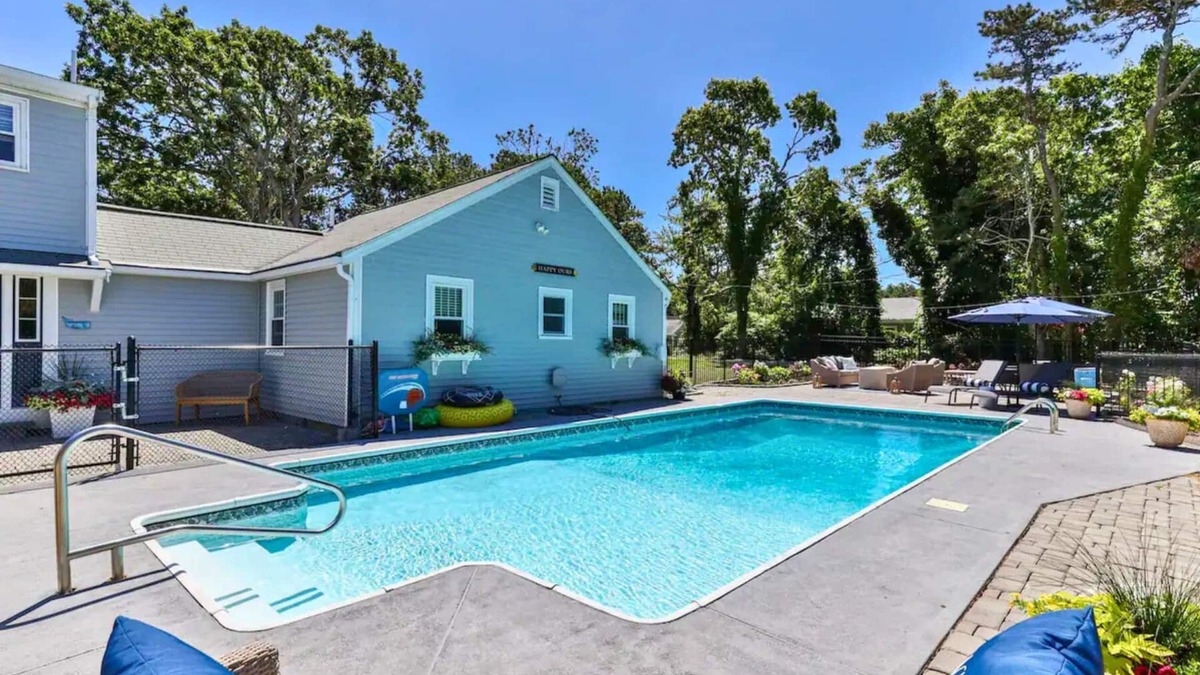 Dennis Port House | Sunny Rays: Where Poolside Bliss Meets Ocean Breeze!"