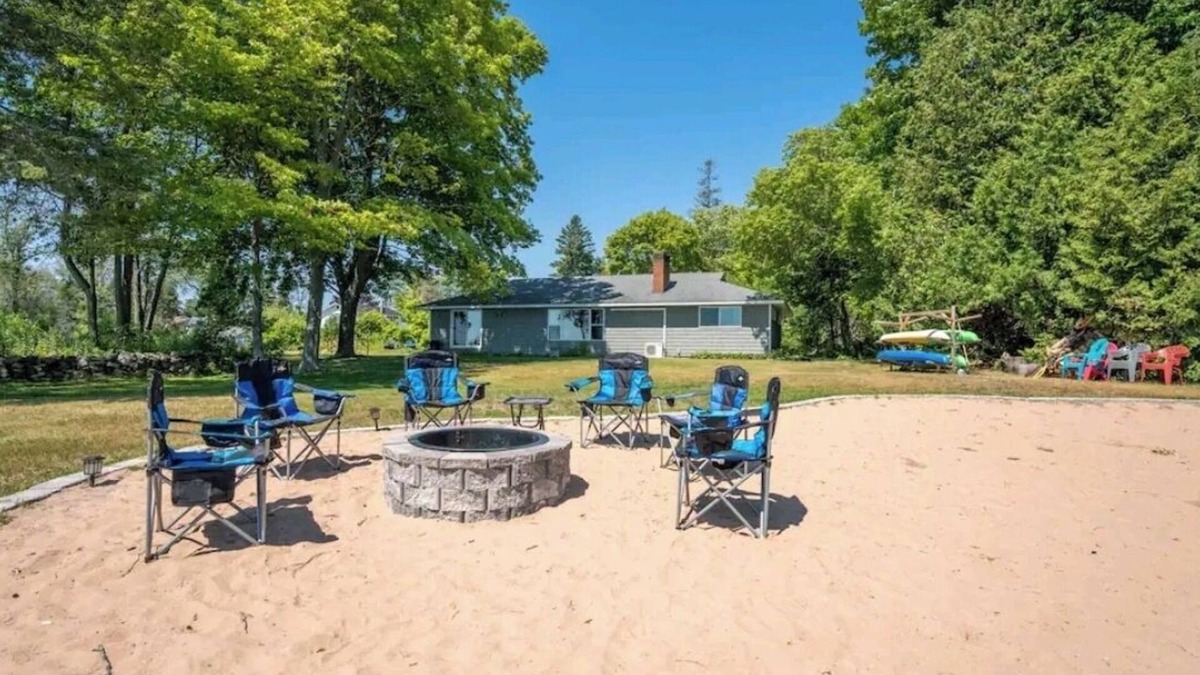Bark River House | Sunny Skys Upper Peninsula Michigan Lakehouse