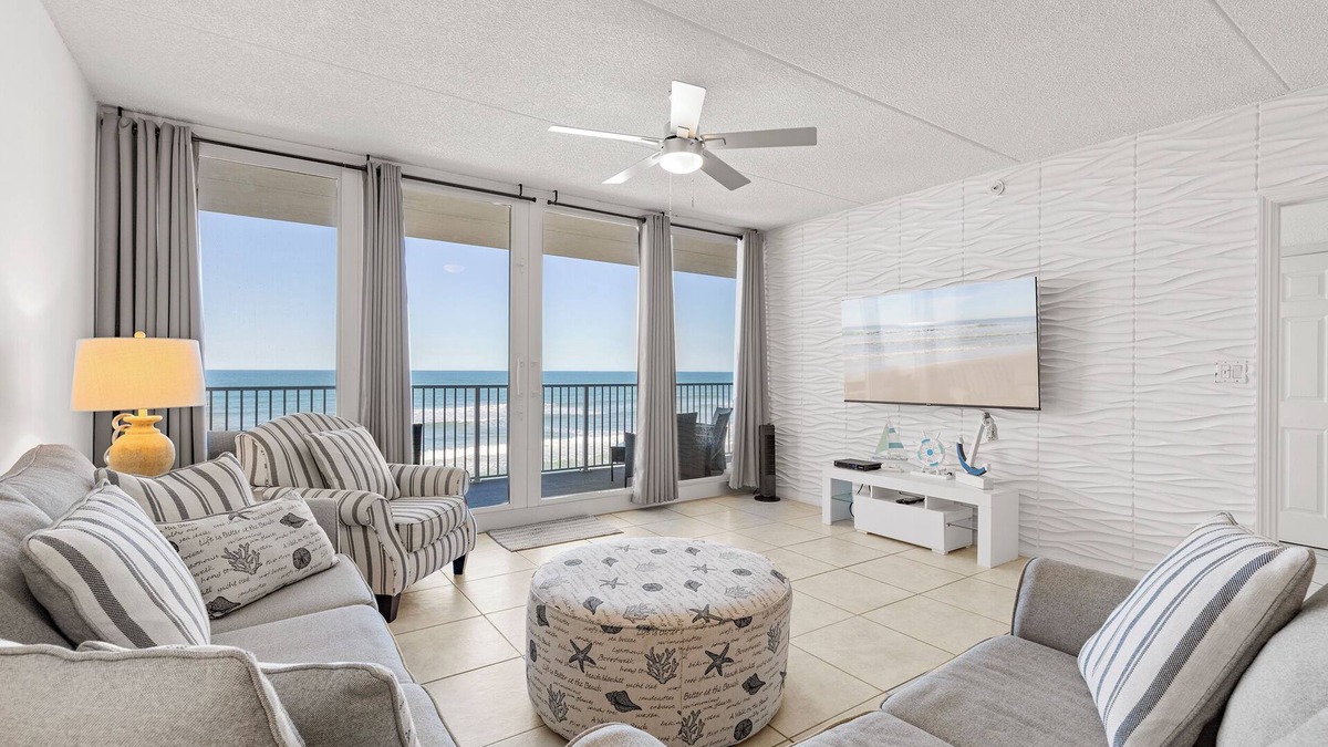 Bethune Beach Condo | Sunrise and Sunset Oceanfront Views from Fifth-Floor, Updated Condo