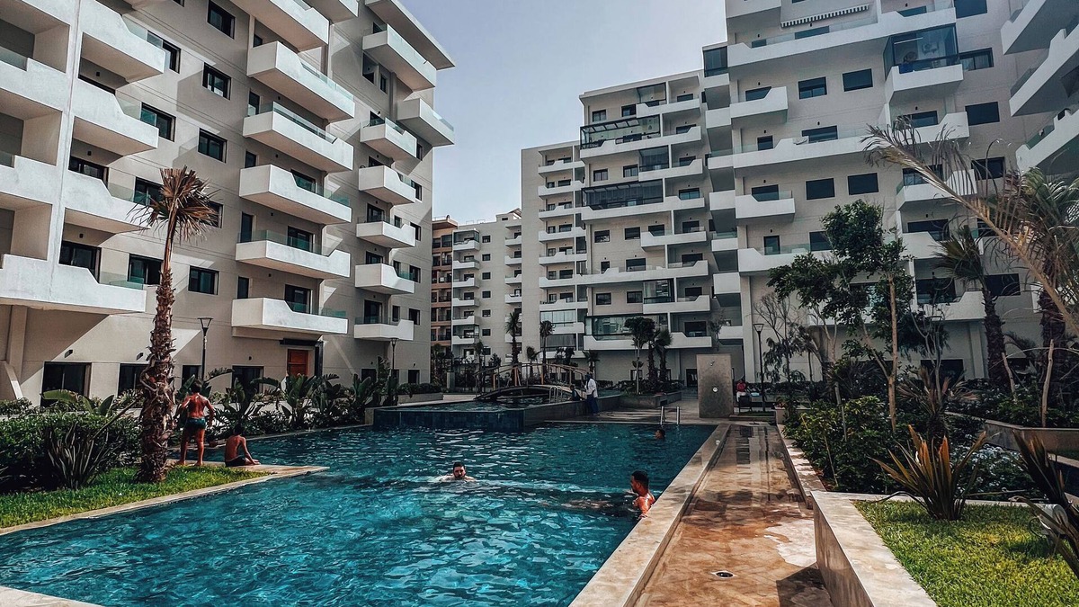 Ain Harrouda Apartment | sunset apartment with sea view in fabulous Zenata Eco city Casablanca