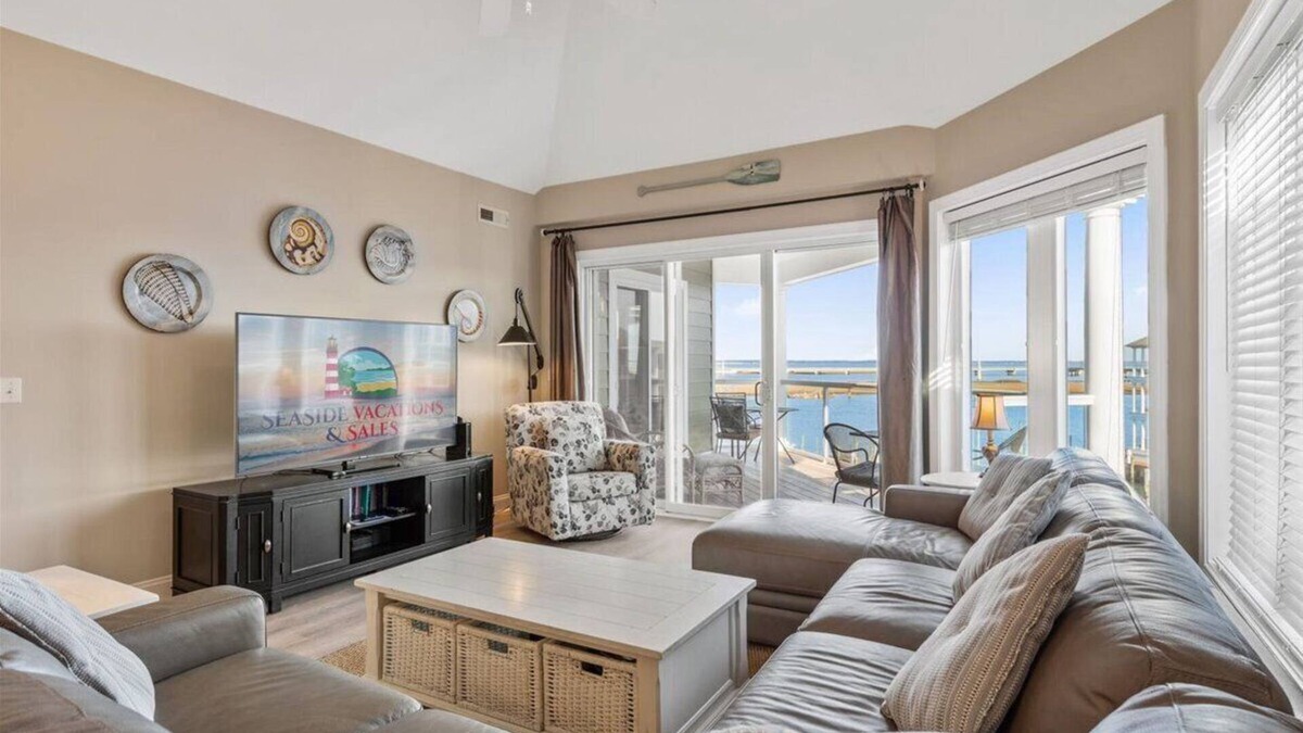 Chincoteague Condo | Sunset Bay 306 - Spectacular Bay Views and a Bayfront Pool!