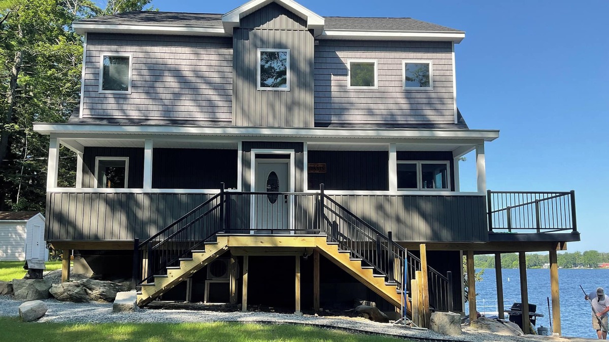 Orono House | Sunset Blaze - One of the Best Lake Houses in Maine