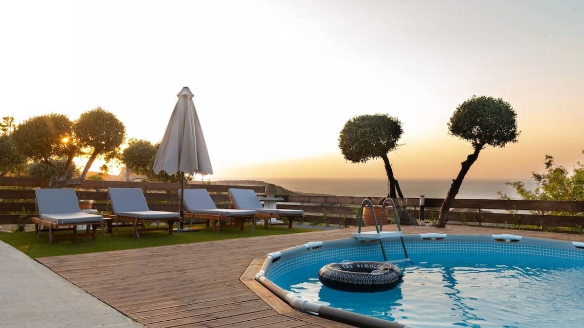 Skotino Villa | Sunset bliss villa in Karteros