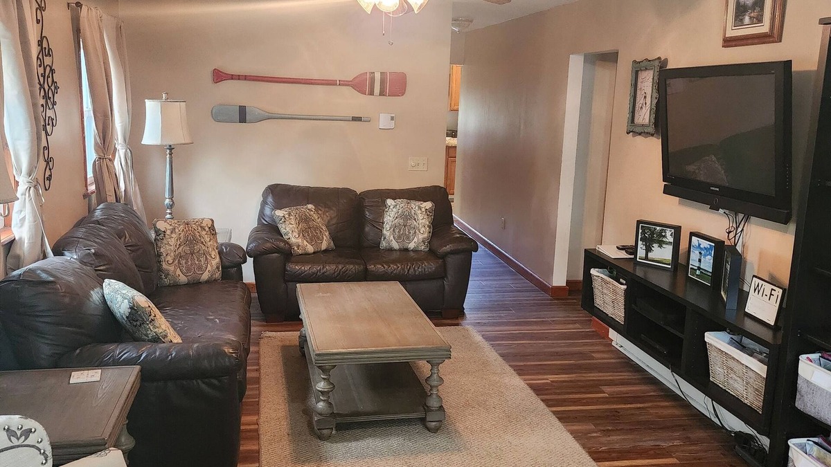 Wayland Cottage | Sunset cottage complete w/large deck, fire pit and mins away from public beach