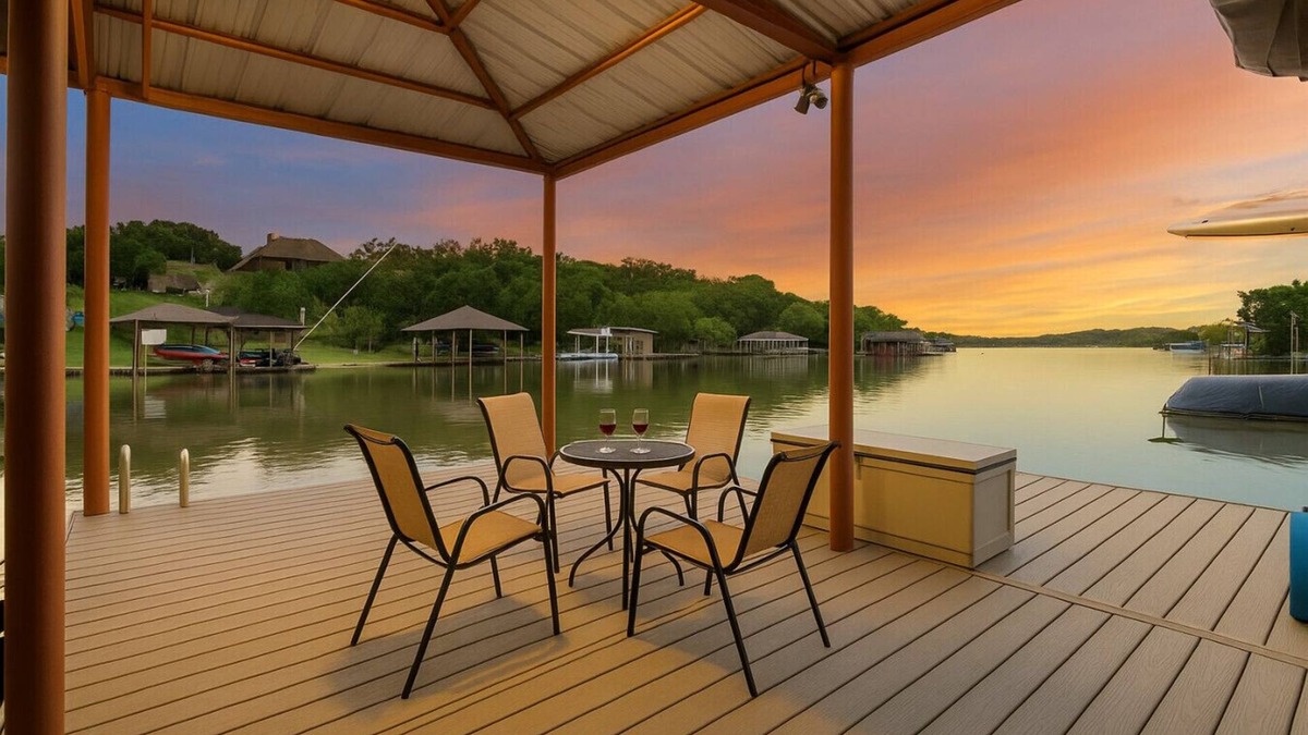 Granbury House | Sunset Hill Lakefront Retreat w/Dock & Views