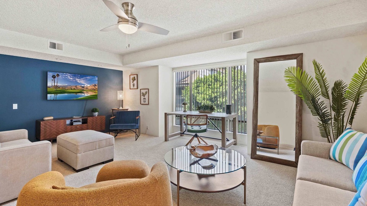 Palm Springs Condo | Sunset Palmar – Perfect Vacay or Work Stay!