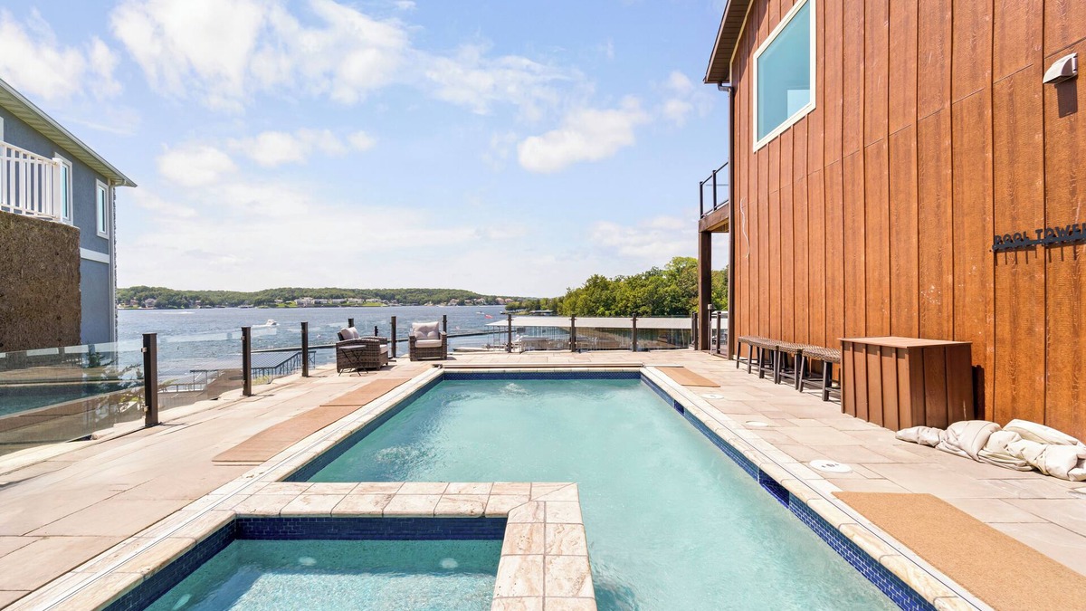 Lake Ozark House | Sunset Pt - Private Pool, Hot Tub, Dock